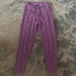 Knitted sweatpants